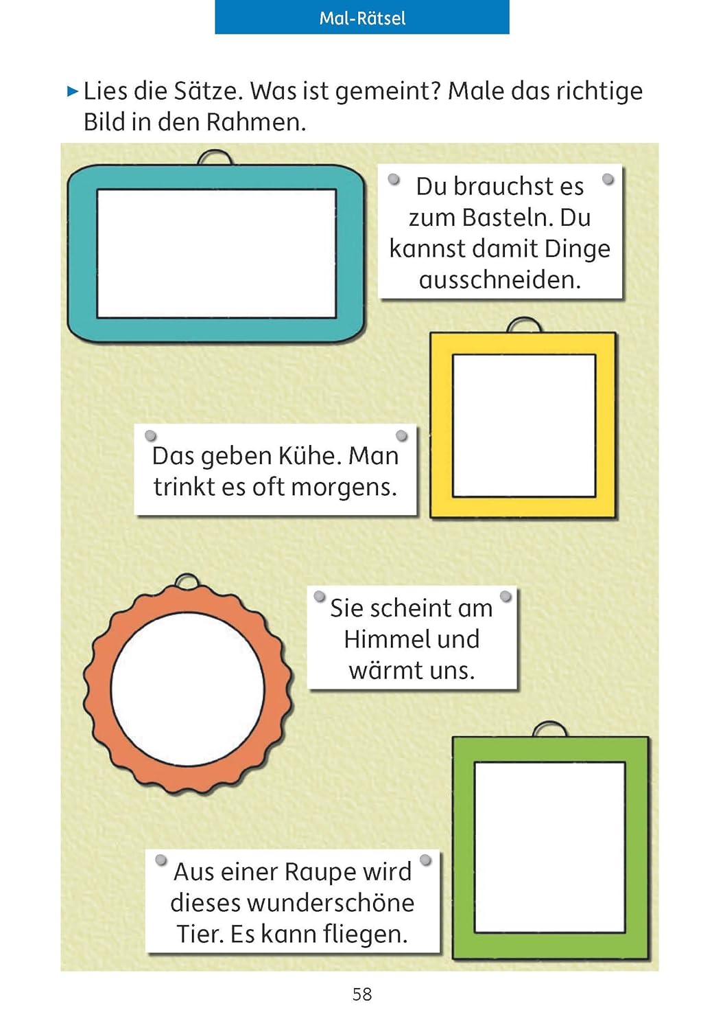 Quer durch die 1. Klasse, Lesen üben: A5-Übungsblock - Image 7