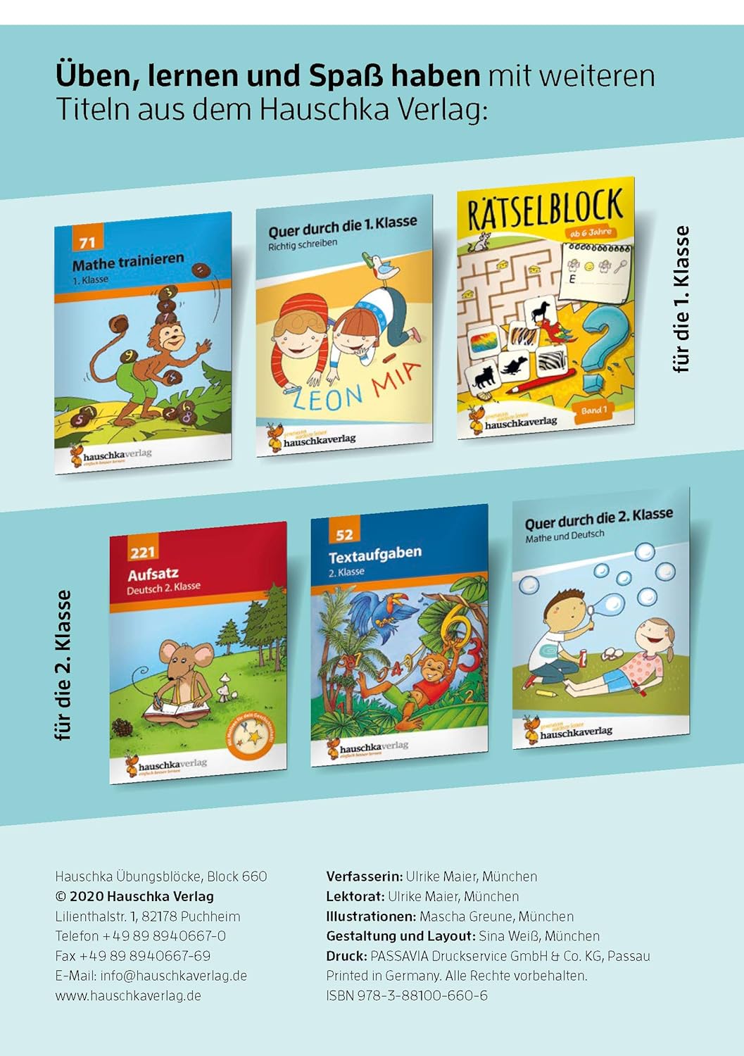 Quer durch die 1. Klasse, Lesen üben: A5-Übungsblock - Image 9