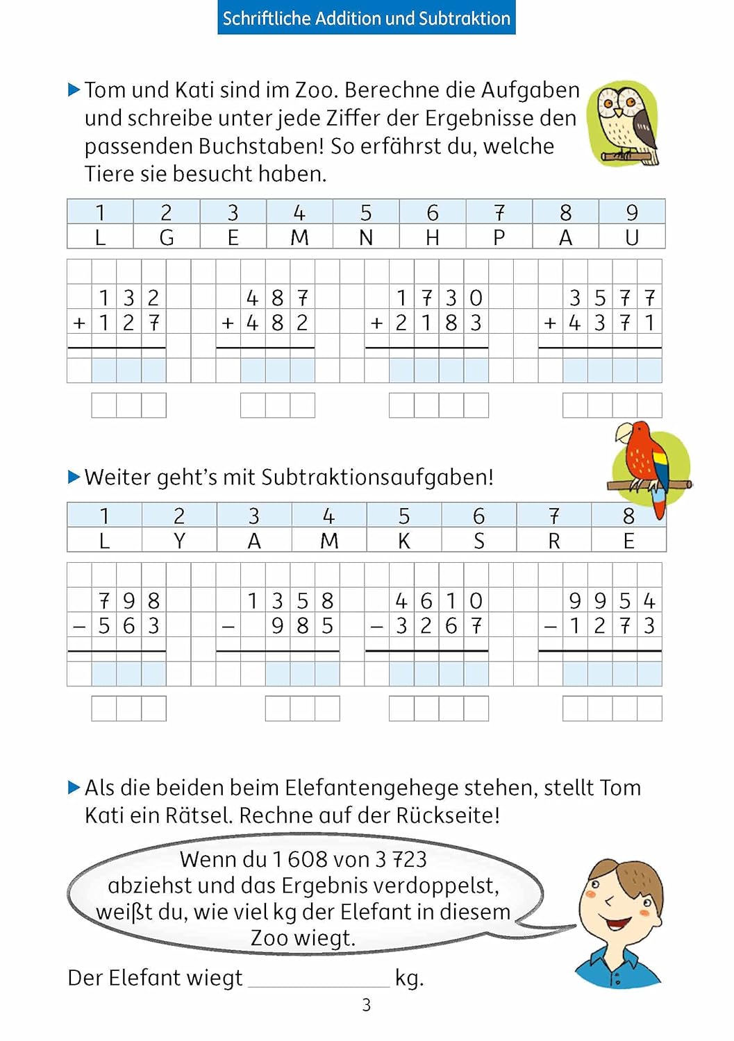 Quer durch die 4. Klasse, Mathe und Deutsch: A5-Übungsblock - Image 4