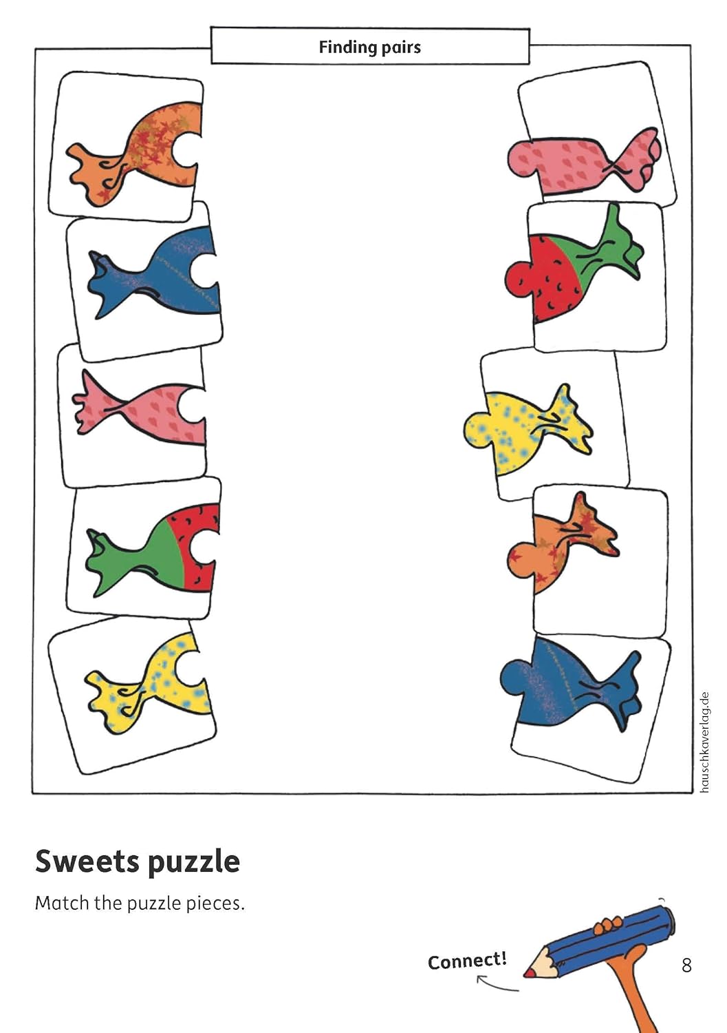 Kindergarten Activity Book from age 4 years - Starting school Activity Book - for kids, boy and girl: Colourful puzzle block - fun educational learning - Image 6