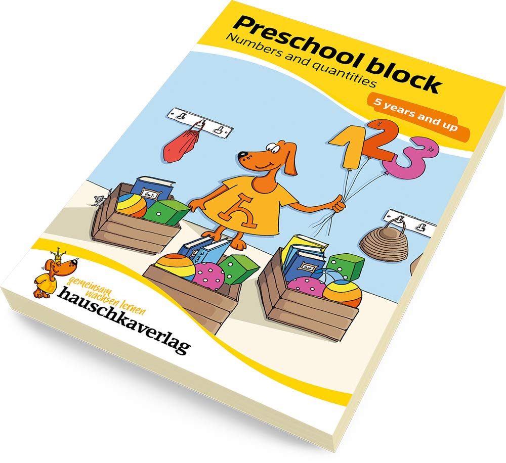 Preschool Activity Book for 5 Years - Boys and Girls - Numbers and quantities: Colourful puzzle block - fun educational development - Image 2