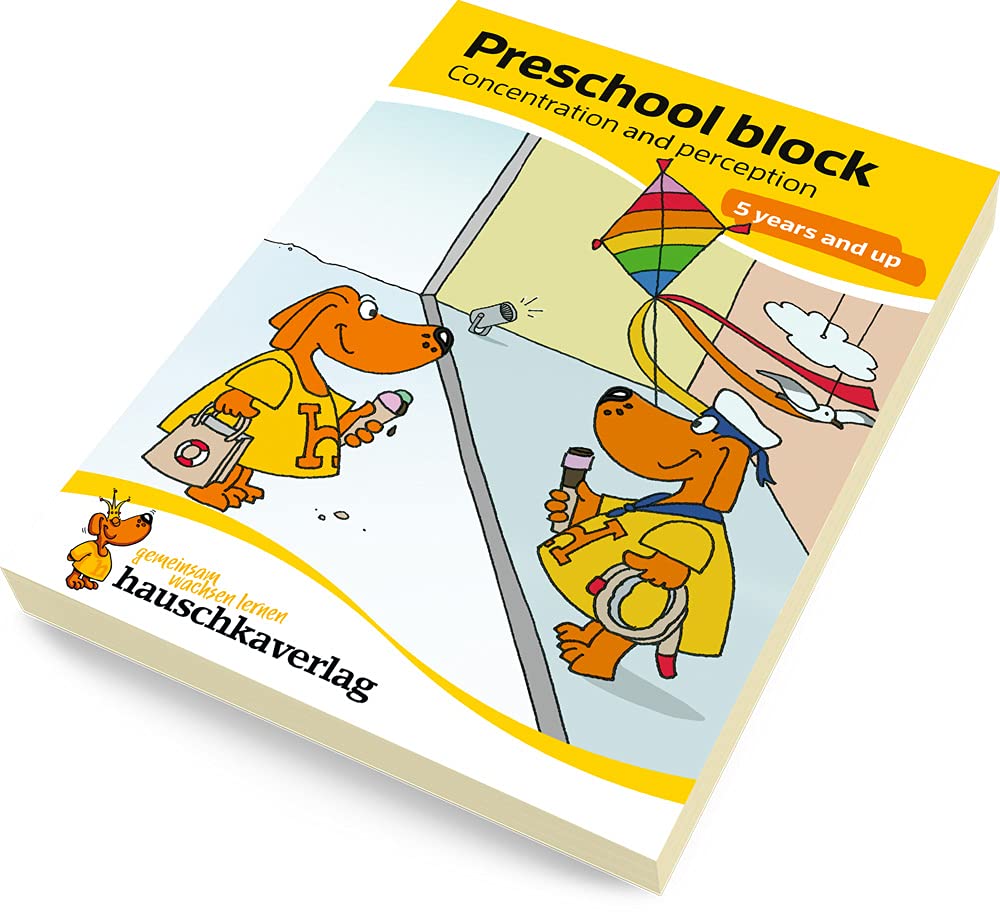Preschool Activity Book for 5 Years - Boys and Girls - Concentration and perception: Colourful puzzle block - fun educational development: 734 (Kids ... activity pads for kindergarten and preschool) - Image 2
