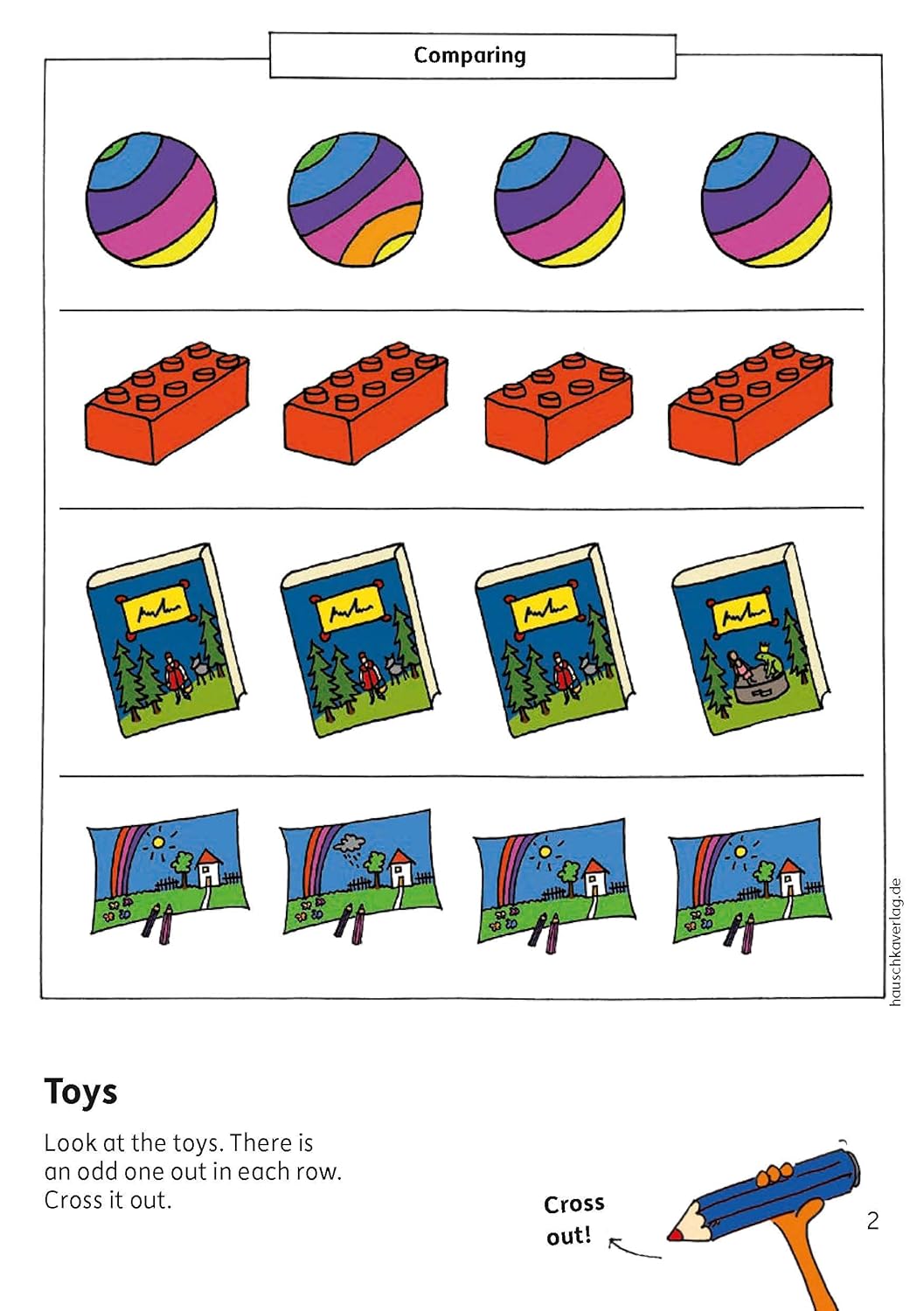 Preschool Activity Book for 5 Years - Boys and Girls - Concentration and perception: Colourful puzzle block - fun educational development: 734 (Kids ... activity pads for kindergarten and preschool) - Image 5