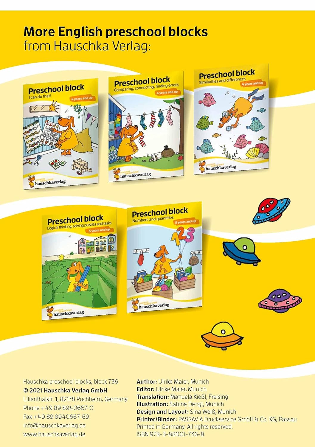 Preschool Activity Book for 5 Years - Boys and Girls - Writing and Tracing Workbook: Colourful puzzle block - fun educational development - Image 9