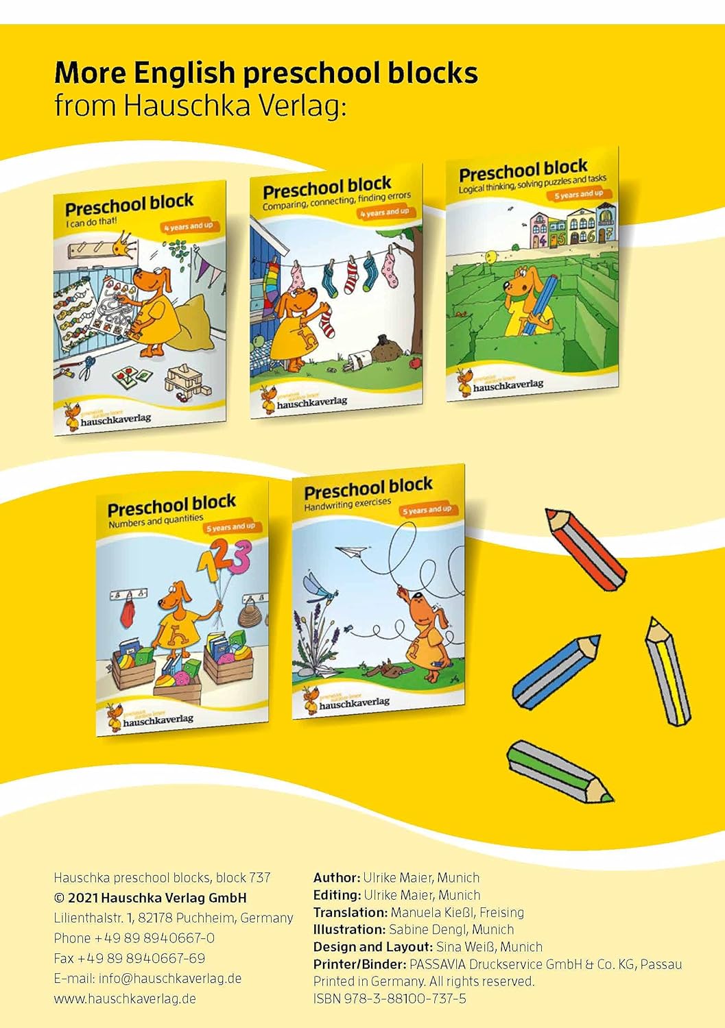 Kindergarten Activity Book from age 4 years - Spot the difference - for kids, boy and girl: Colourful puzzle block - fun educational learning - Image 9