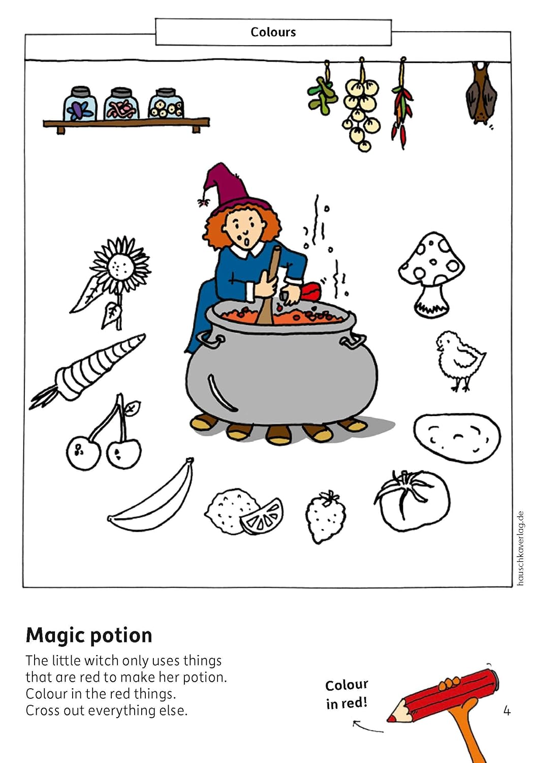 Kindergarten Activity Book from age 4 years - Shapes, colours, spot the difference - for kids, boy and girl: Colourful puzzle block - fun educational ... activity pads for kindergarten and preschool) - Image 5