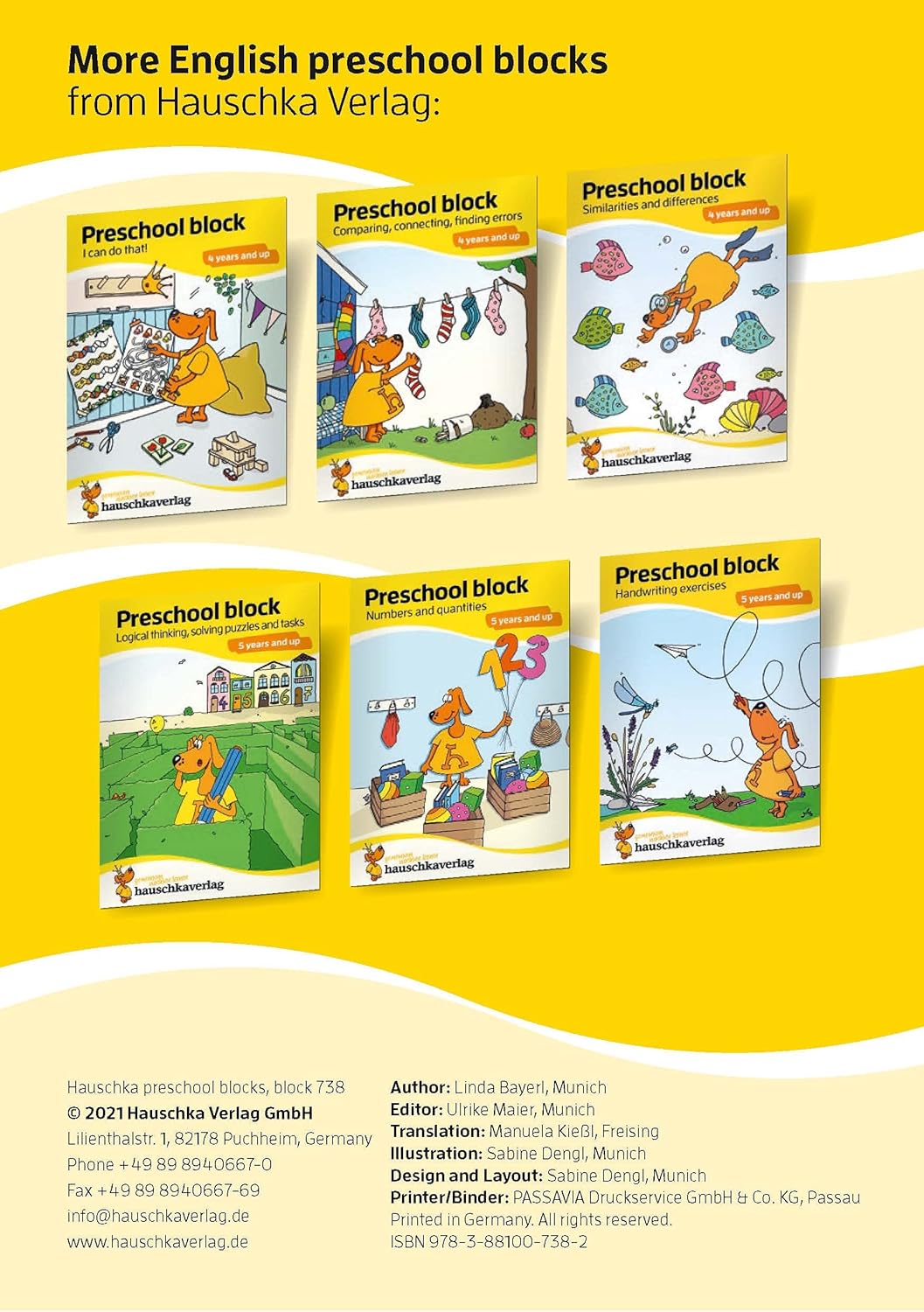 Kindergarten Activity Book from age 4 years - Shapes, colours, spot the difference - for kids, boy and girl: Colourful puzzle block - fun educational ... activity pads for kindergarten and preschool) - Image 9