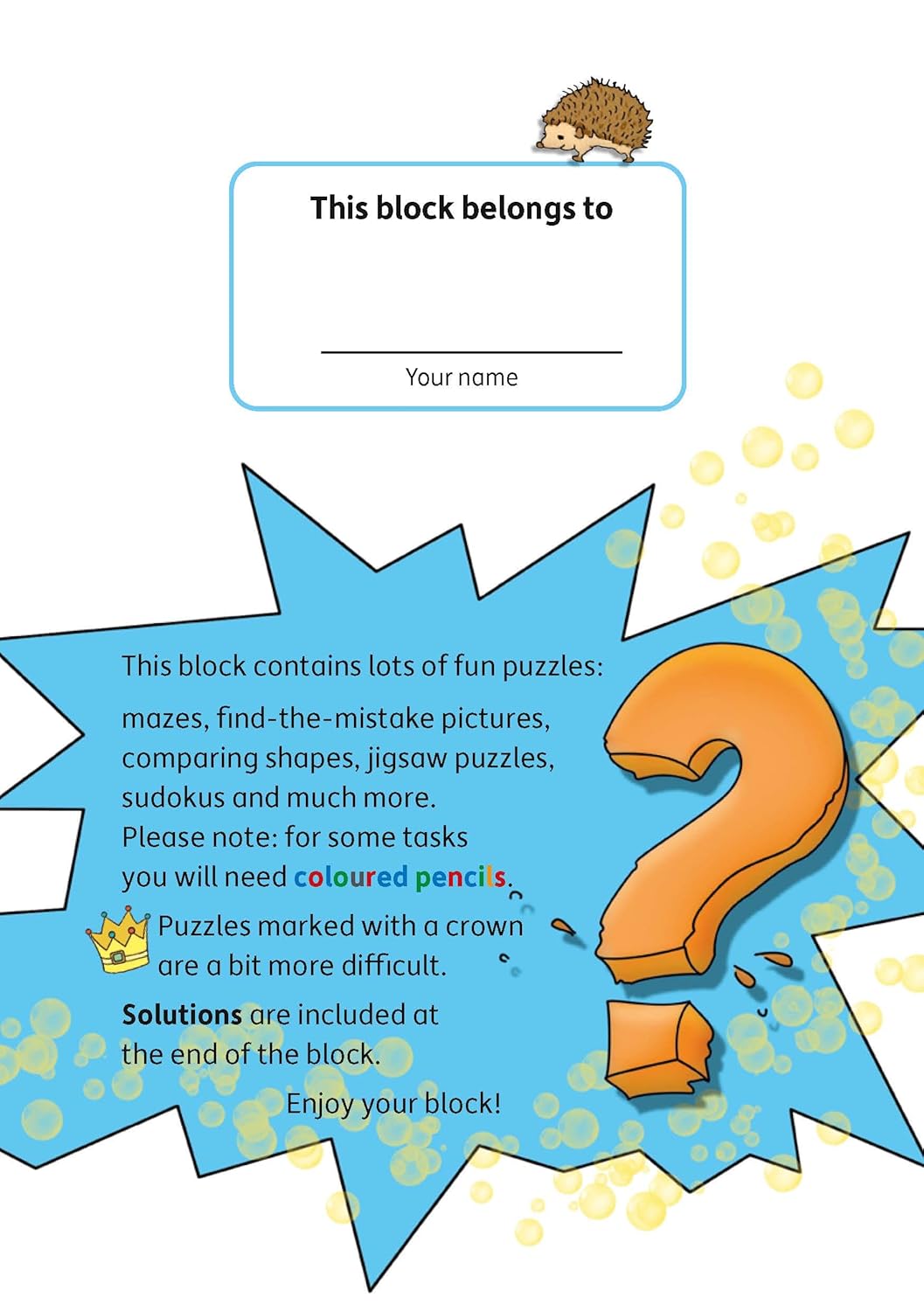 Puzzle Activity Book from 5 Years - Volume 1: Colourful Preschool Activity Books with Puzzle Fun: Labyrinth, Sudoku, Search and Find Books for Children, Promotes Concentration & Logical Thinking - Image 3