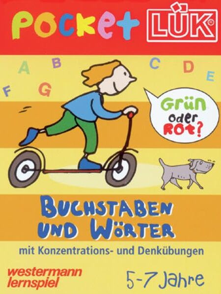 pocket LÃœK. Buchstaben und Wörter: mit Konzentrations- und Denkübungen