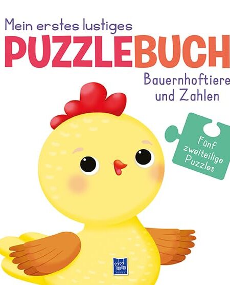 Mein erstes lustiges Puzzlebuch: Bauernhoftiere und Zahlen