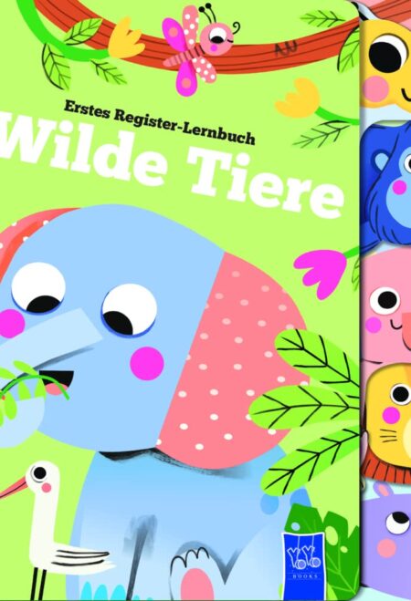 Erstes Register-Lernbuch: Wilde Tiere