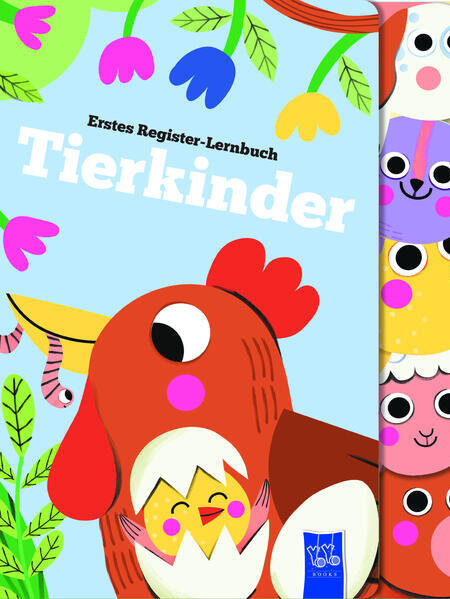 Erstes Register-Lernbuch - Tierkinder